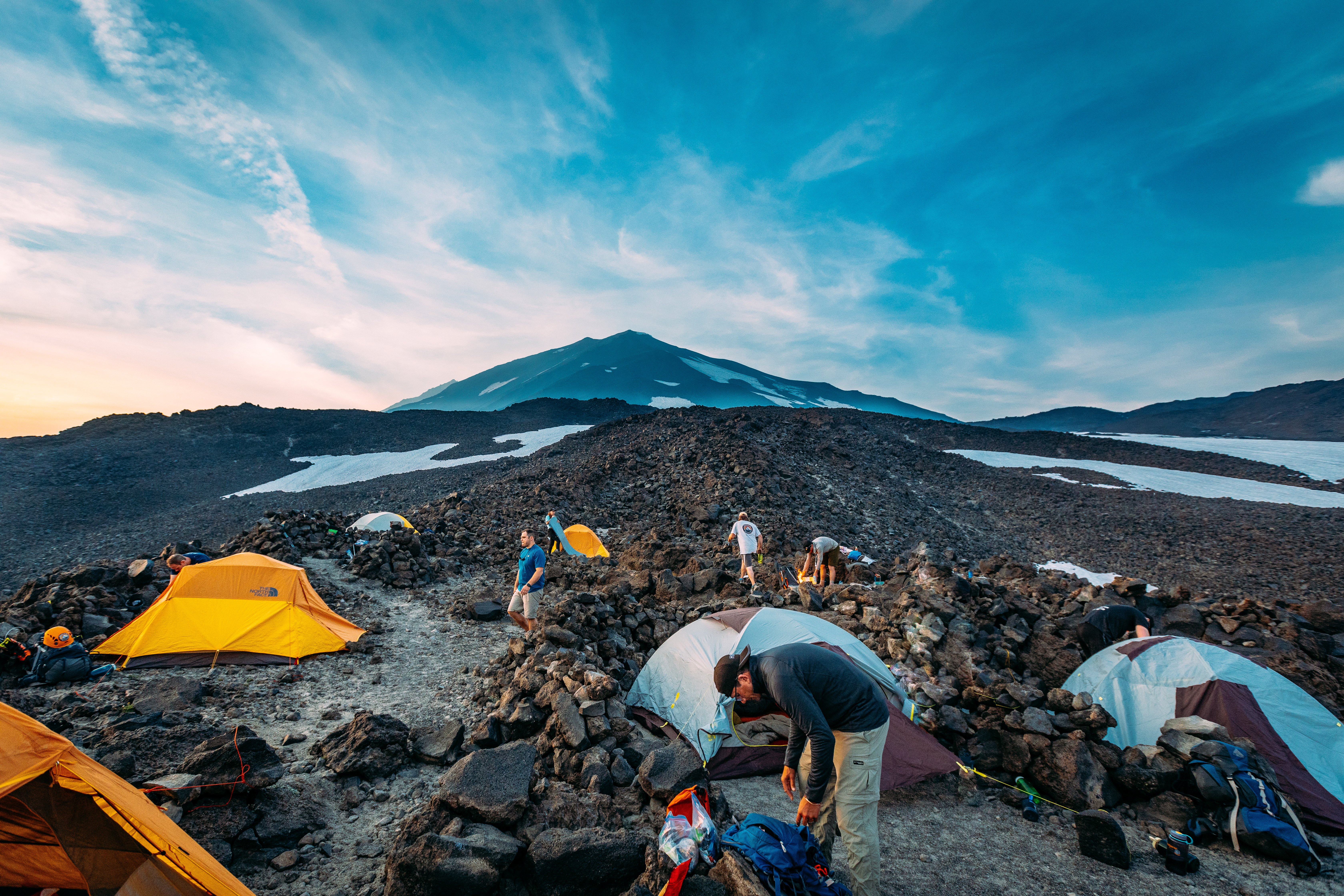 Climb photo base camp